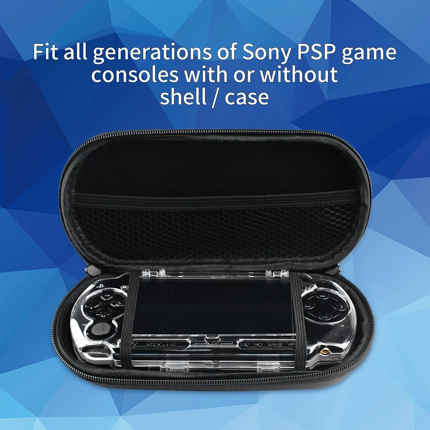 EVA Storage Case Protective Pouch Bag for Sony PSP 3000/2000/1000 Game Console