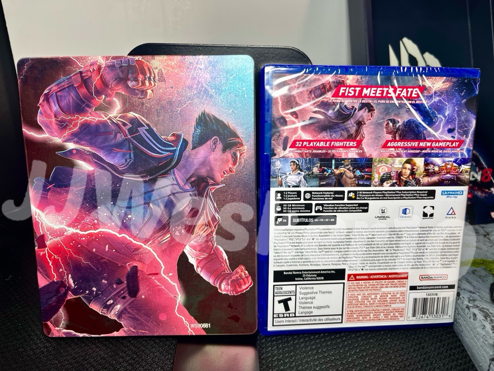 Tekken 8 (PlayStation 5, 2024) Premium Collector’s Edition- Devil Jin Lights Up!