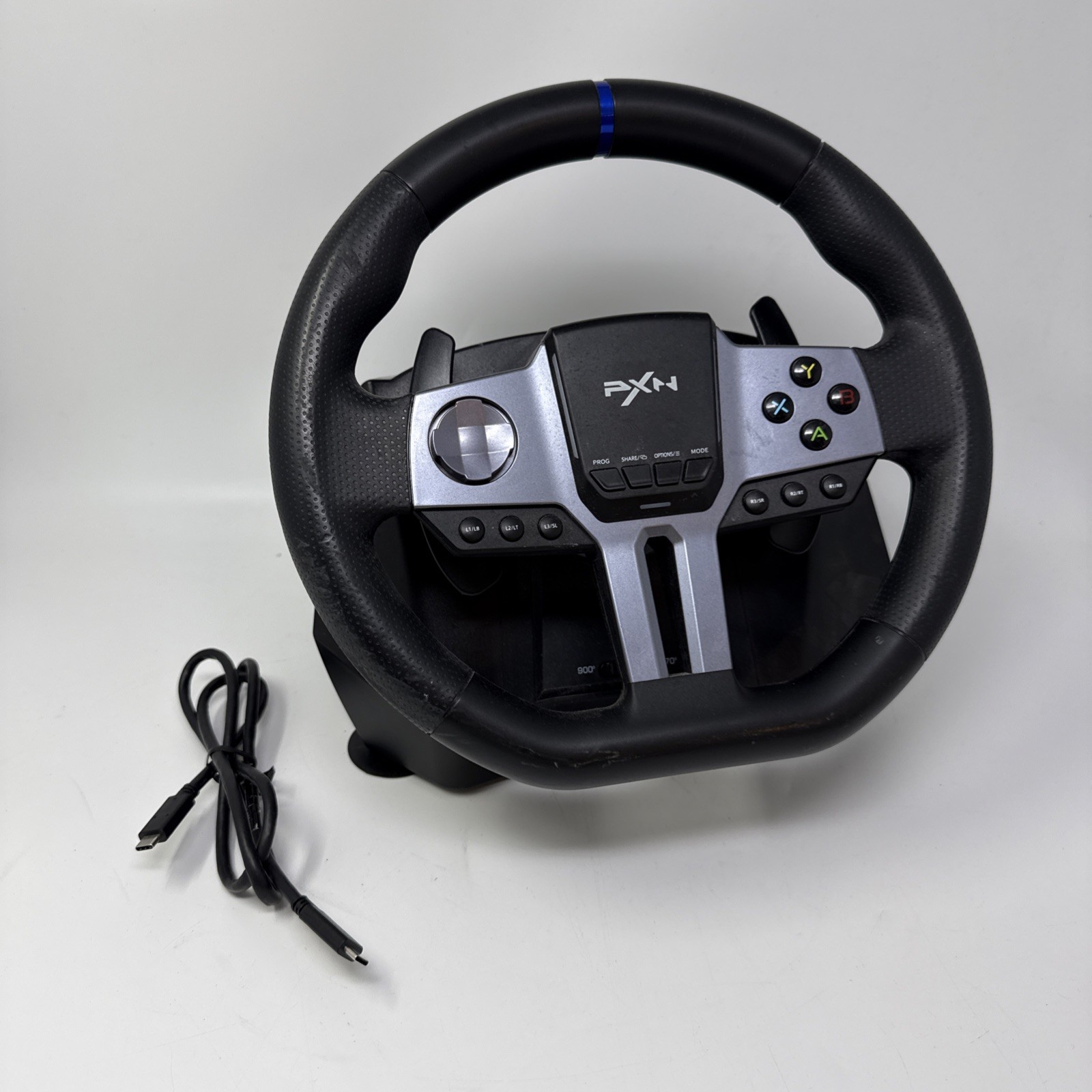 WHEEL ONLY PXN V9 Gen 2 Racing Steering 270/900 for PC Xbox PS4 – USB-C