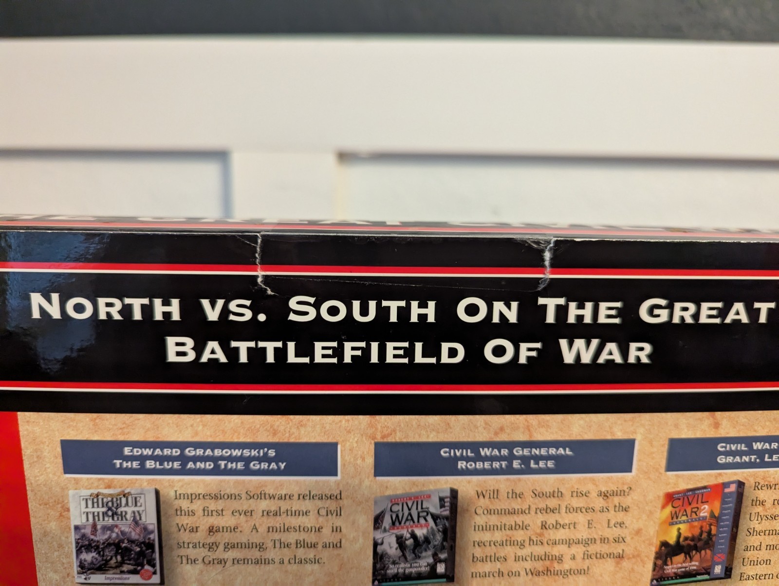 The Great Civil War: Civil War Strategy Series (1998, Sierra Big Box) – CIB