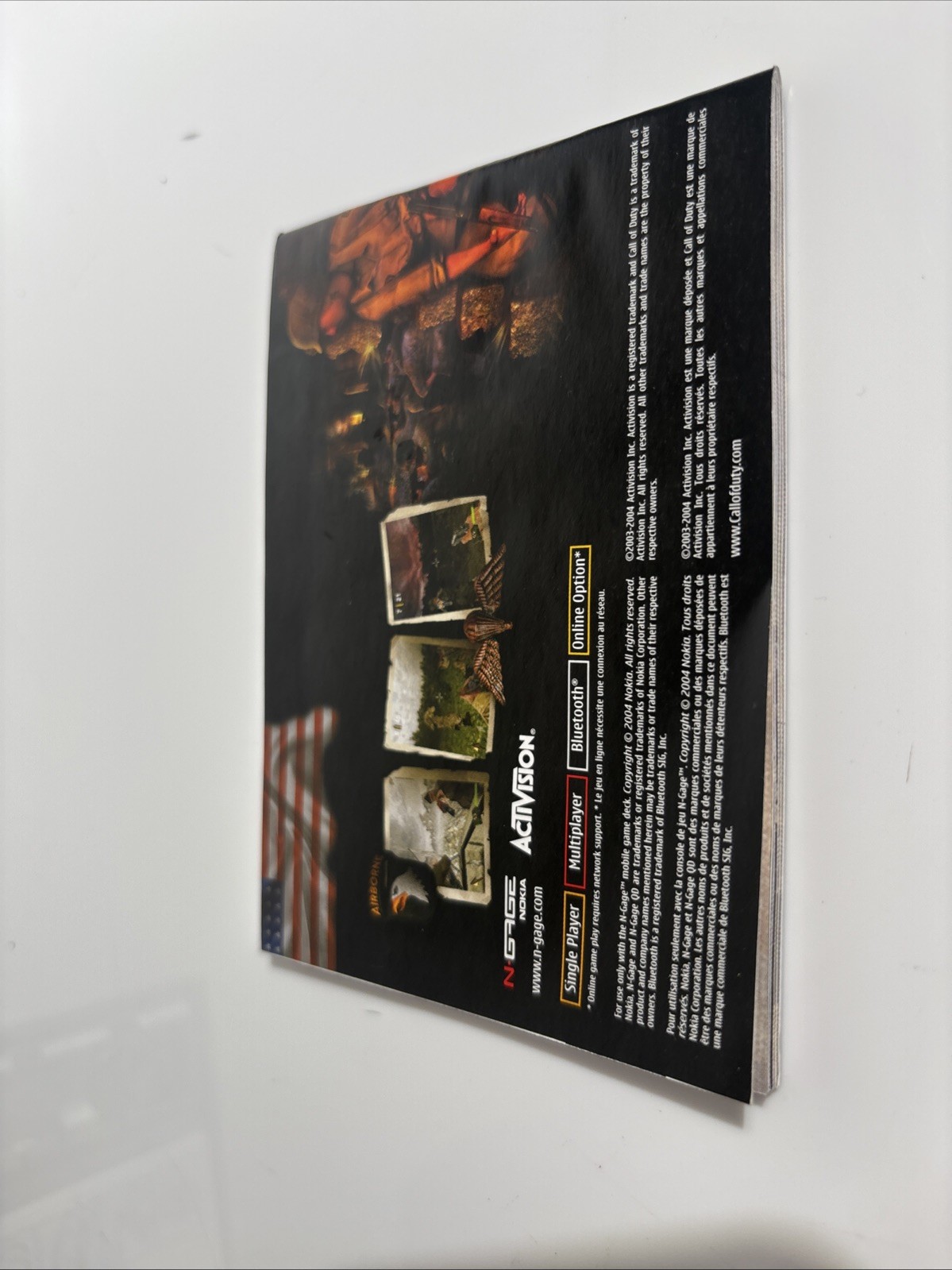 Call of Duty by Activision for N-Gage, PEGI 12 PAL, Manual, Multiplayer
