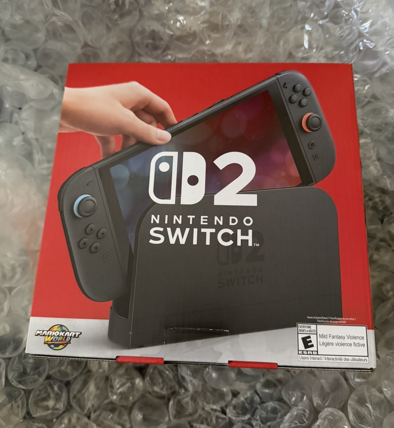 BRAND NEW Nintendo Switch 2 Mario Kart World Bundle + Wheel Set (Read Des)