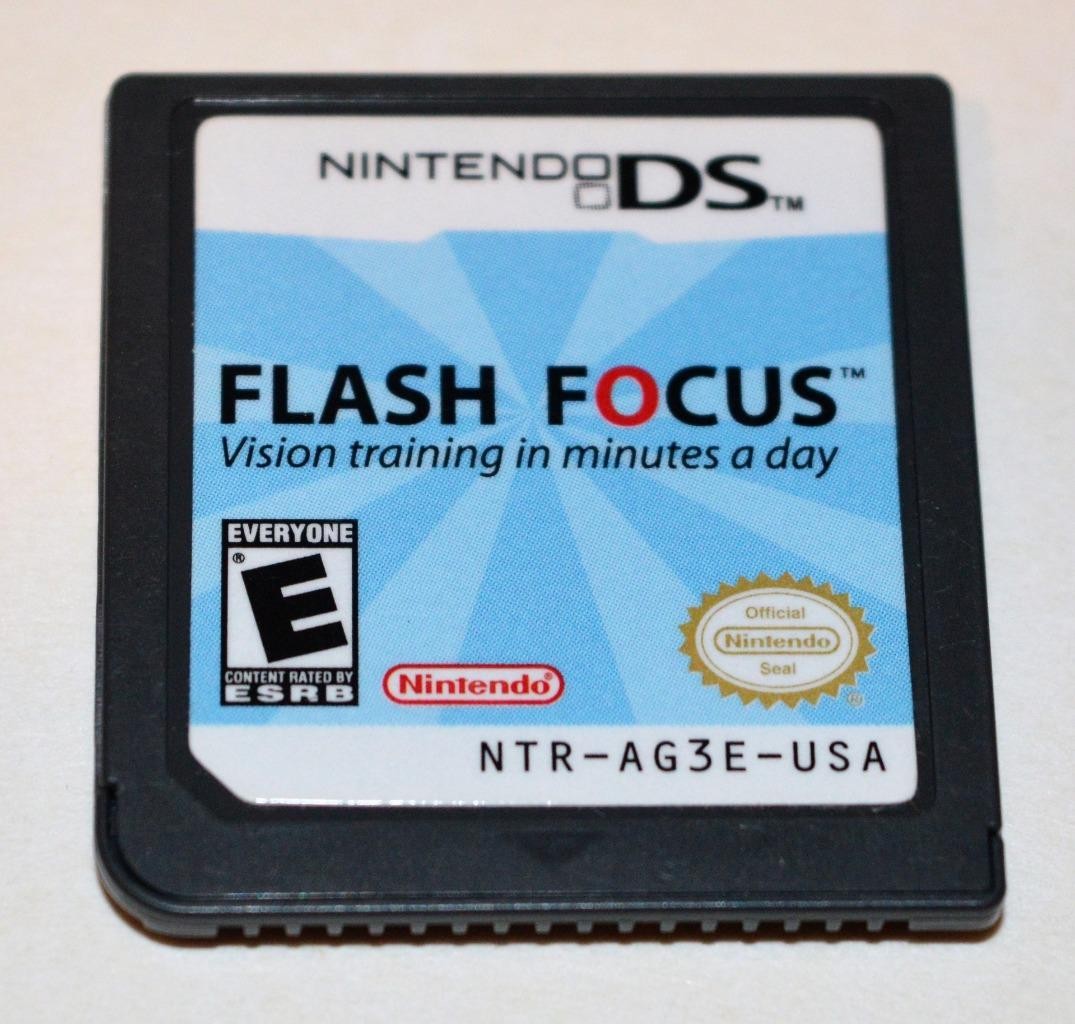 FLASH FOCUS: VISION TRAINING IN MINUTES A DAY NINTENDO DS 3DS 2DS LITE XL DSI