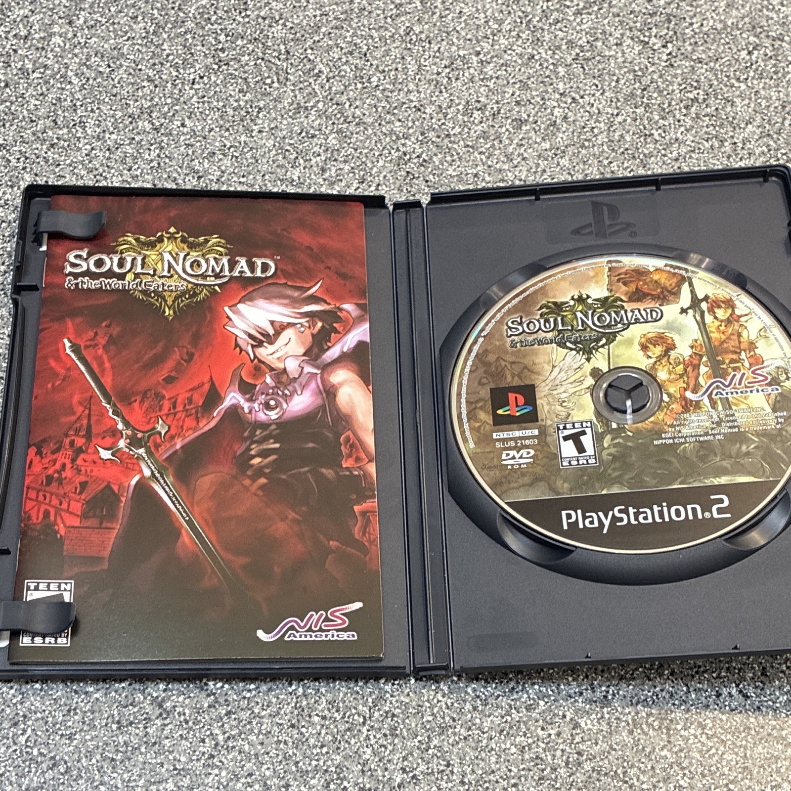 NIS America Soul Nomad & the World Eaters PS2 NTSC-U/C (2007) T RPG Manual