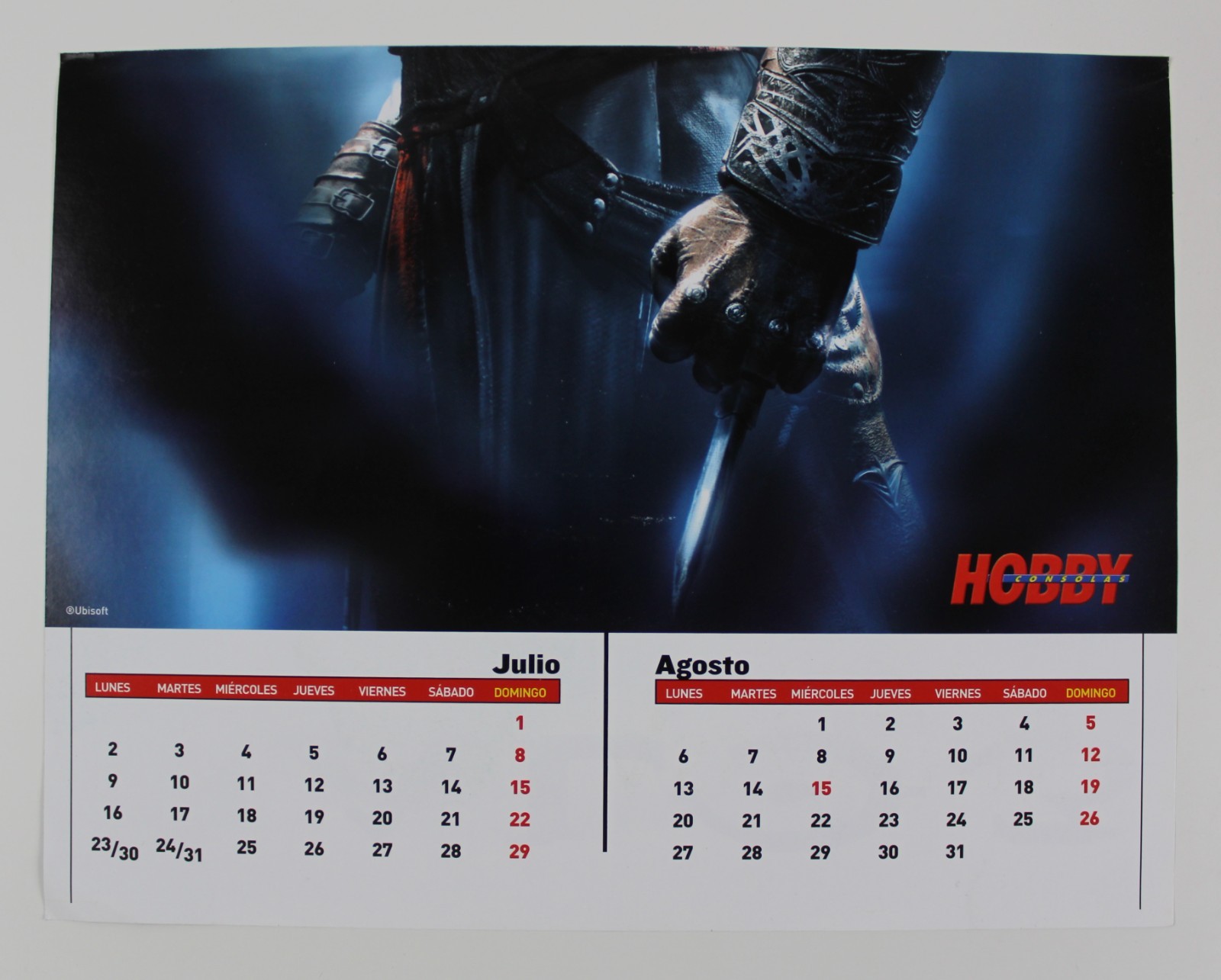 2007 HALO 3 Calendar Sheet / Poster 11.5″ x 9″ (29 x 22.5 cm) Spain READ