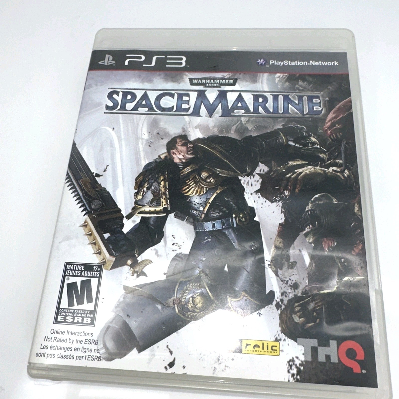 Warhammer 40,000: Space Marine (PlayStation 3 PS3, 2011) Complete CIB – TESTED