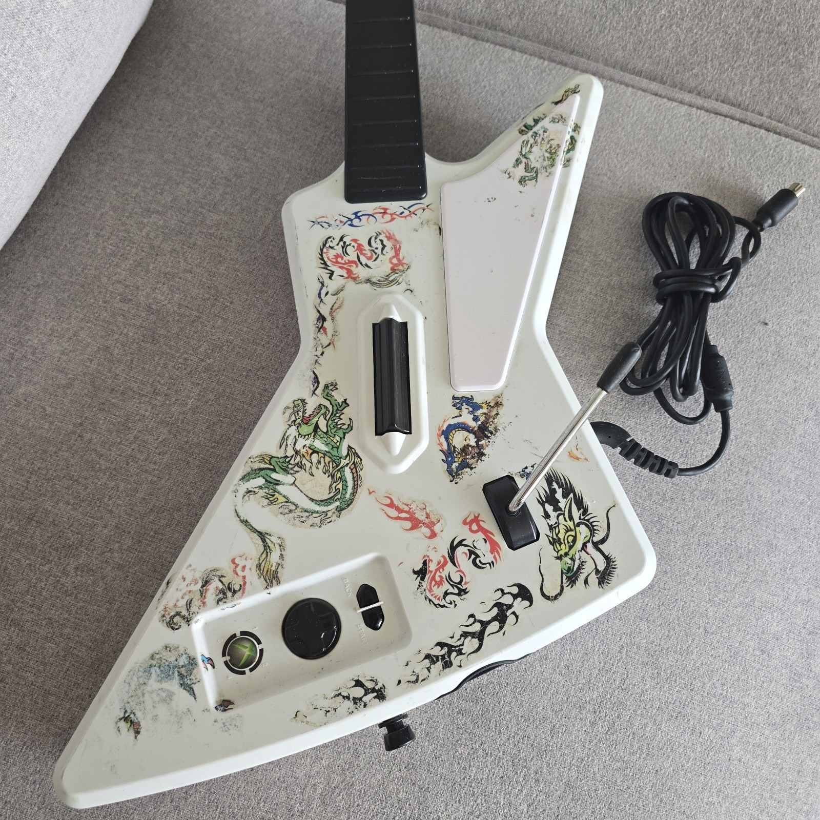 RedOctane X-Plorer Wired Guitar Controller White/Black Plastic MPN 95065