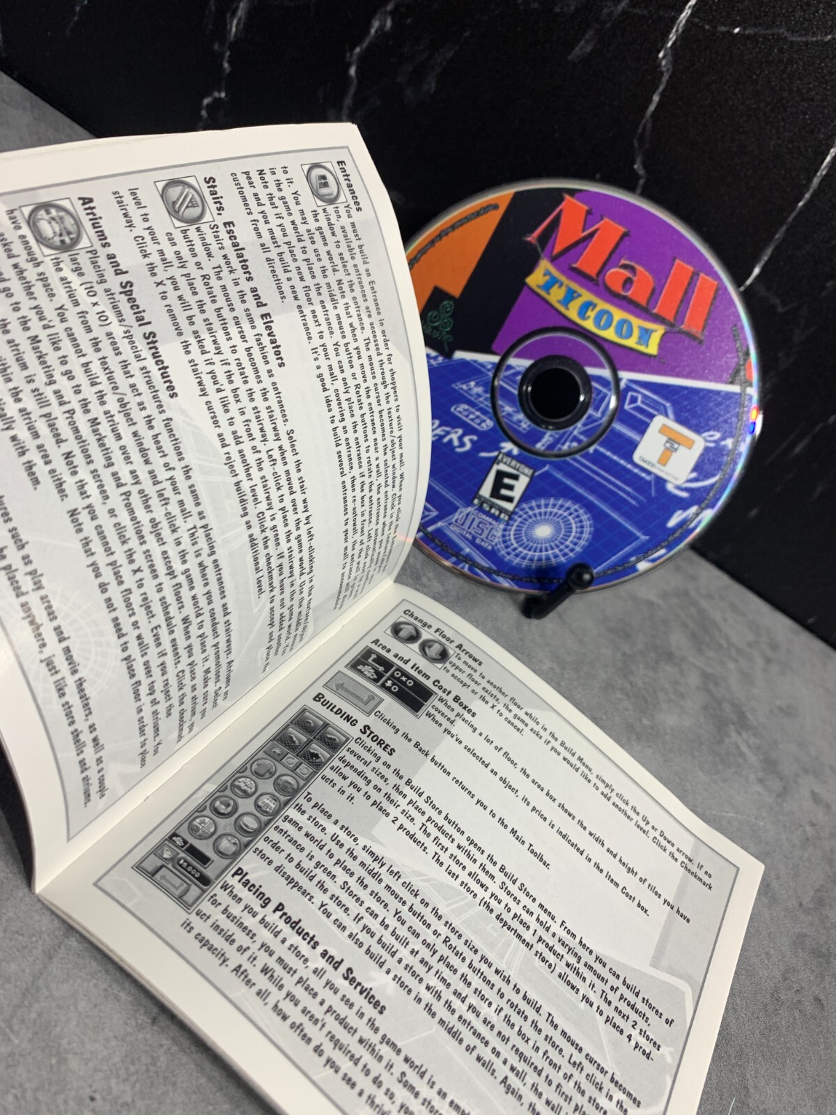 Original Vintage Mall Tycoon 2002 PC CD-ROM Computer Video Game Take2Interactive