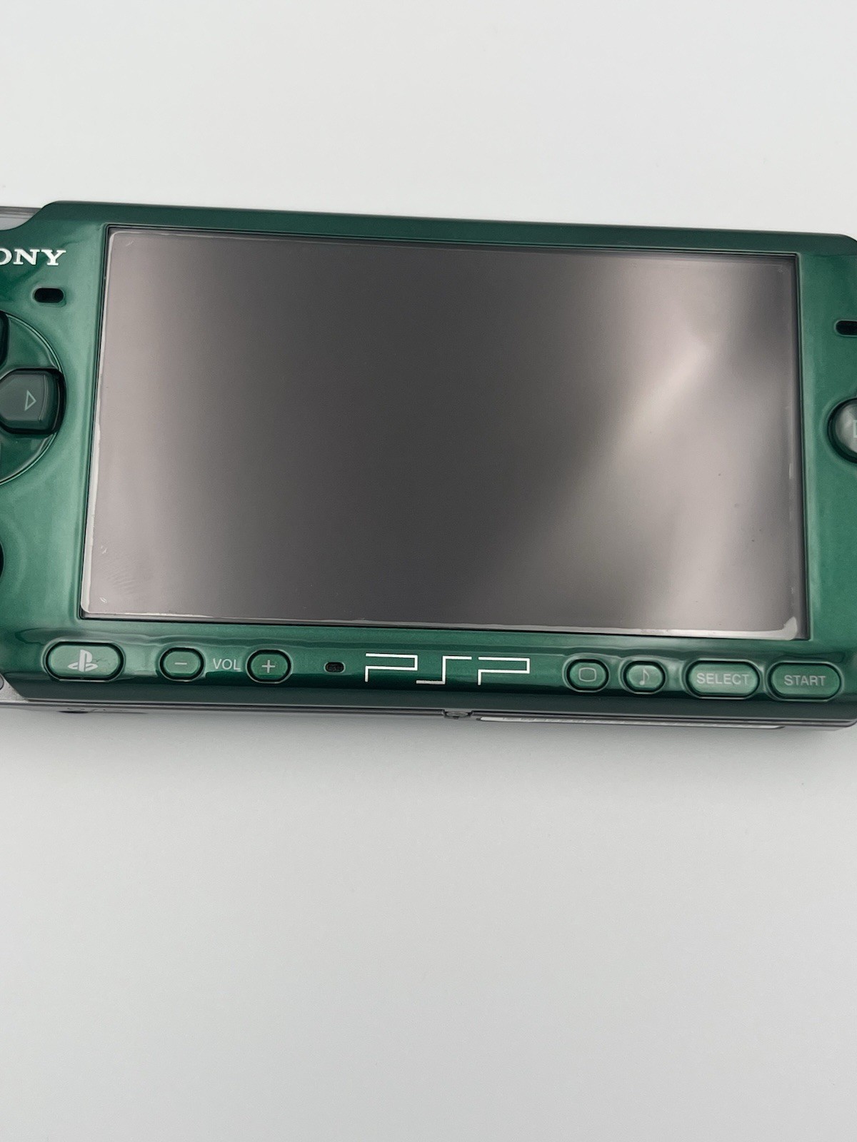 Sony PSP 3000 Console Spirited Green W/ New Battery & Charger Boxed 4GB SD Card