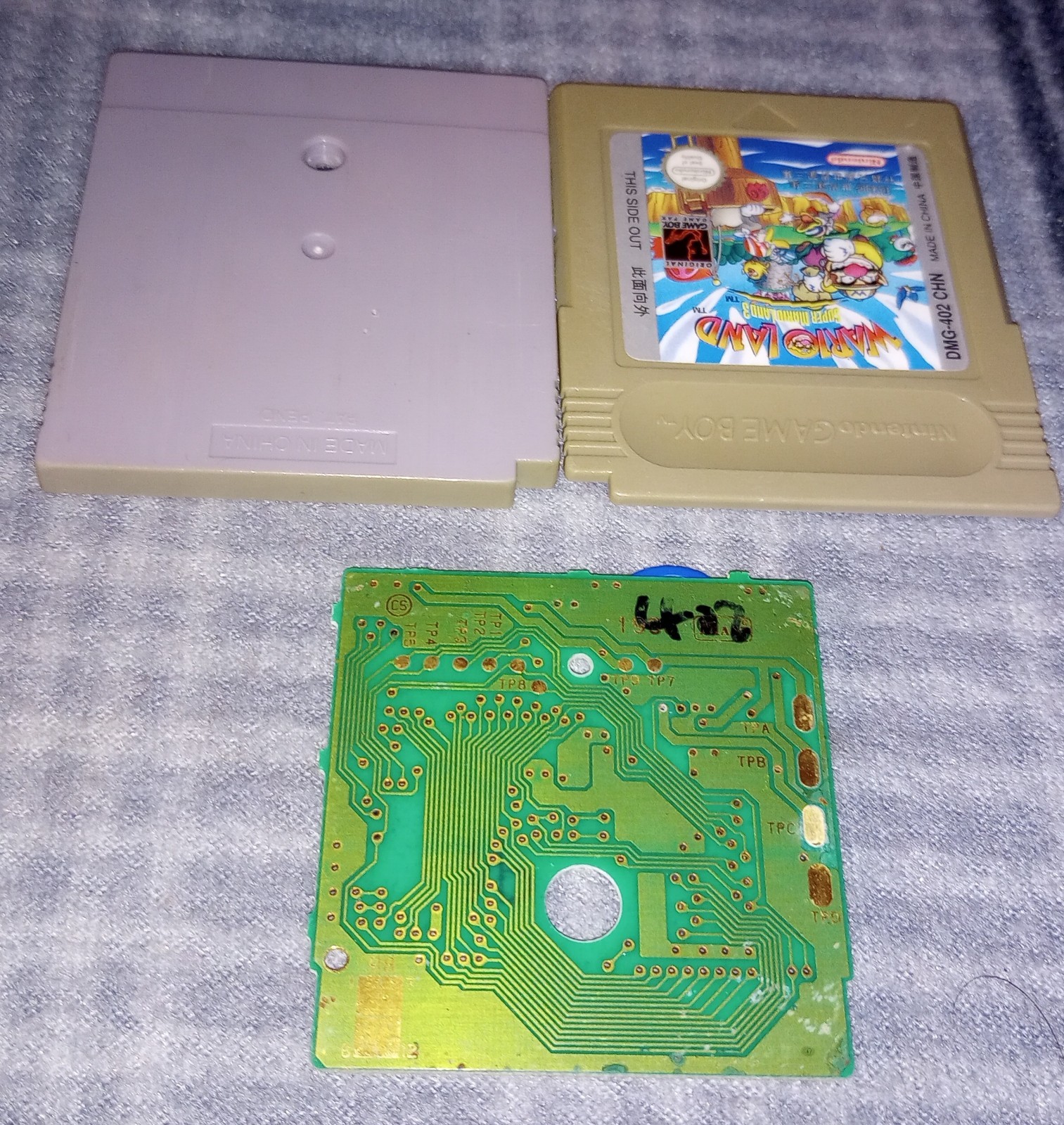 Nintendo Wario Land Super Mario Land DMG-402 CHN Hong Kong Lot 3 China Game Boy