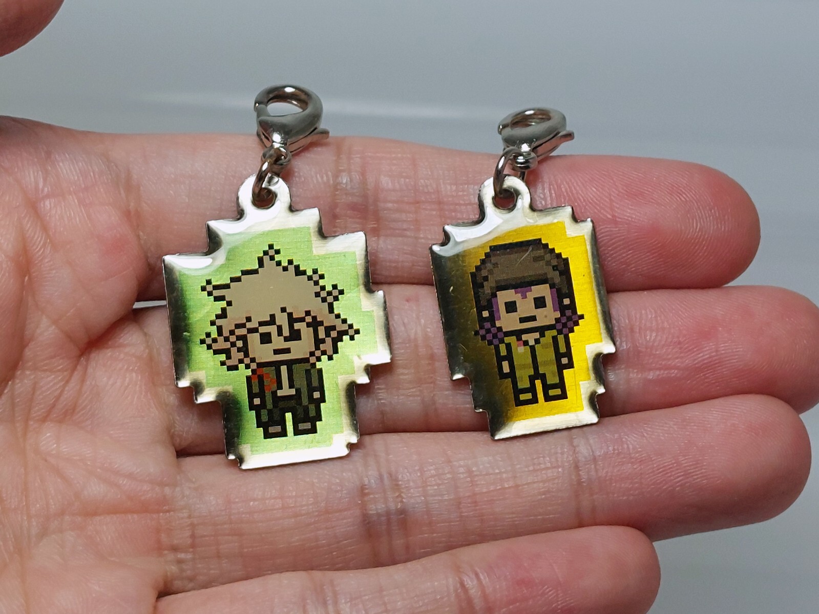Super Danganronpa 2 Metal Charm Collection Nagito & Soda Movic 2013 0.9-1.1in