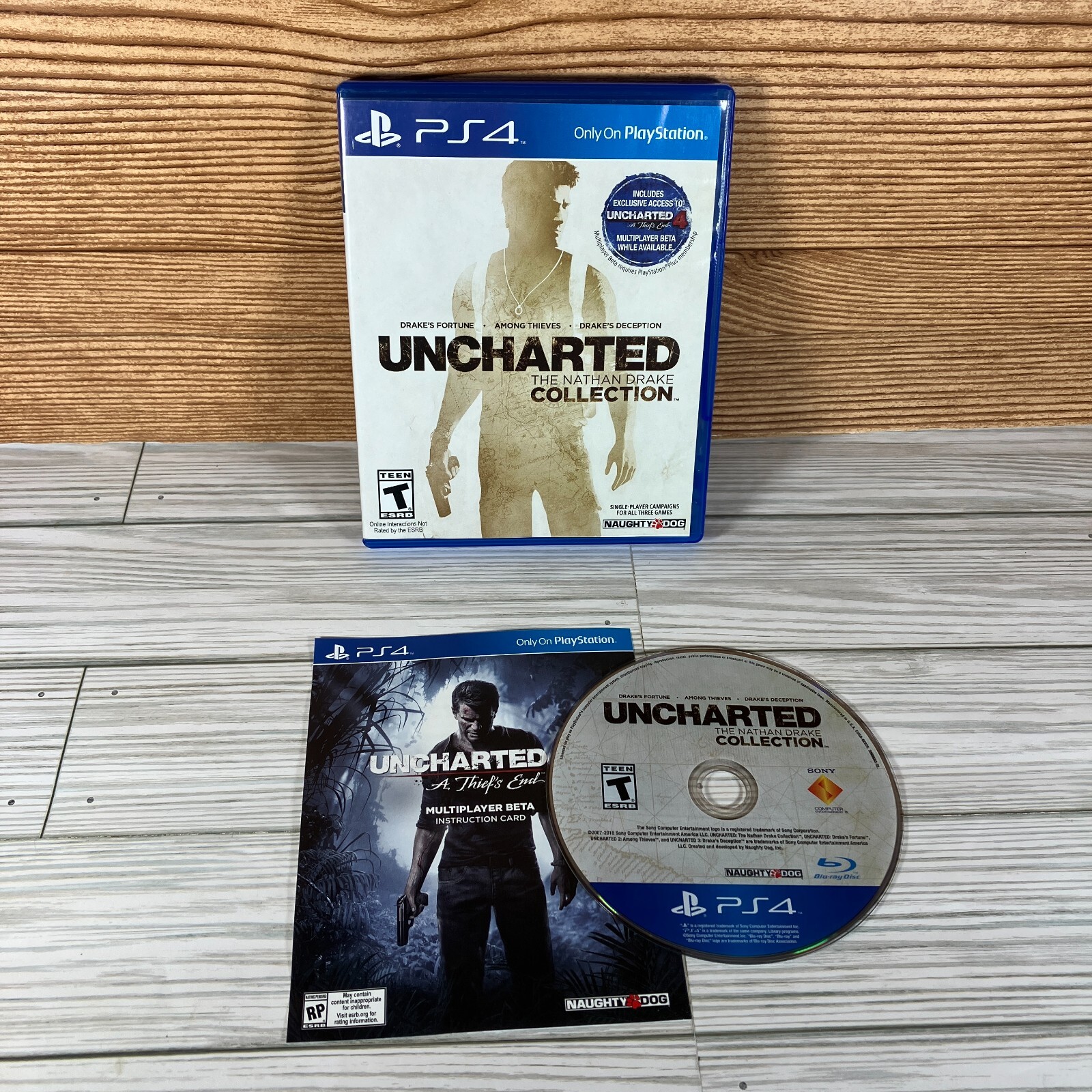Uncharted The Nathan Drake Collection Playstation 4 PS4 Video Game