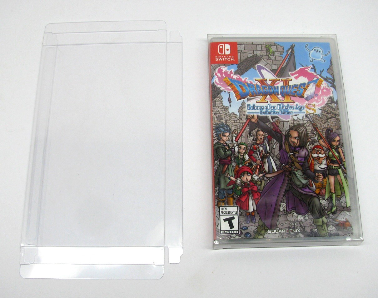 50x NINTENDO SWITCH PLASTIC & STEELBOOK GAMES – CLEAR PROTECTIVE BOX PROTECTOR