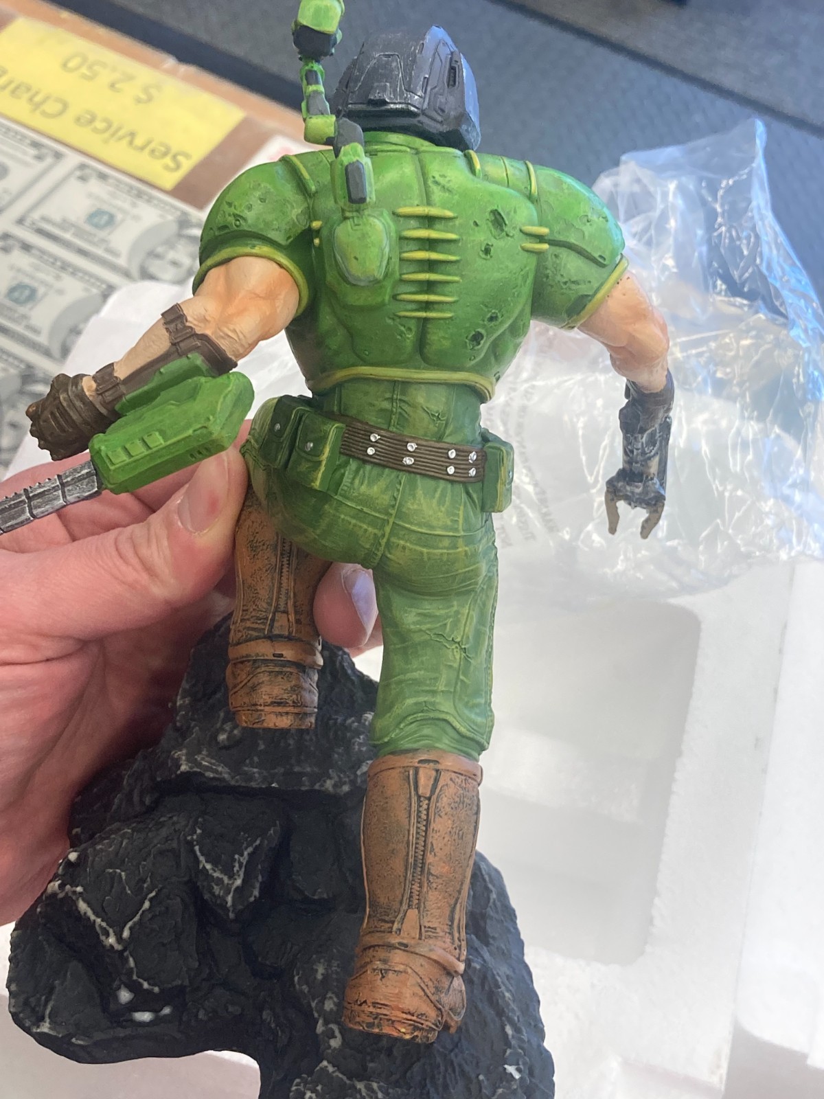 2021 Doom Eternal Classic Doom Marine Statue By Bethesda *New* Limited 902/1000