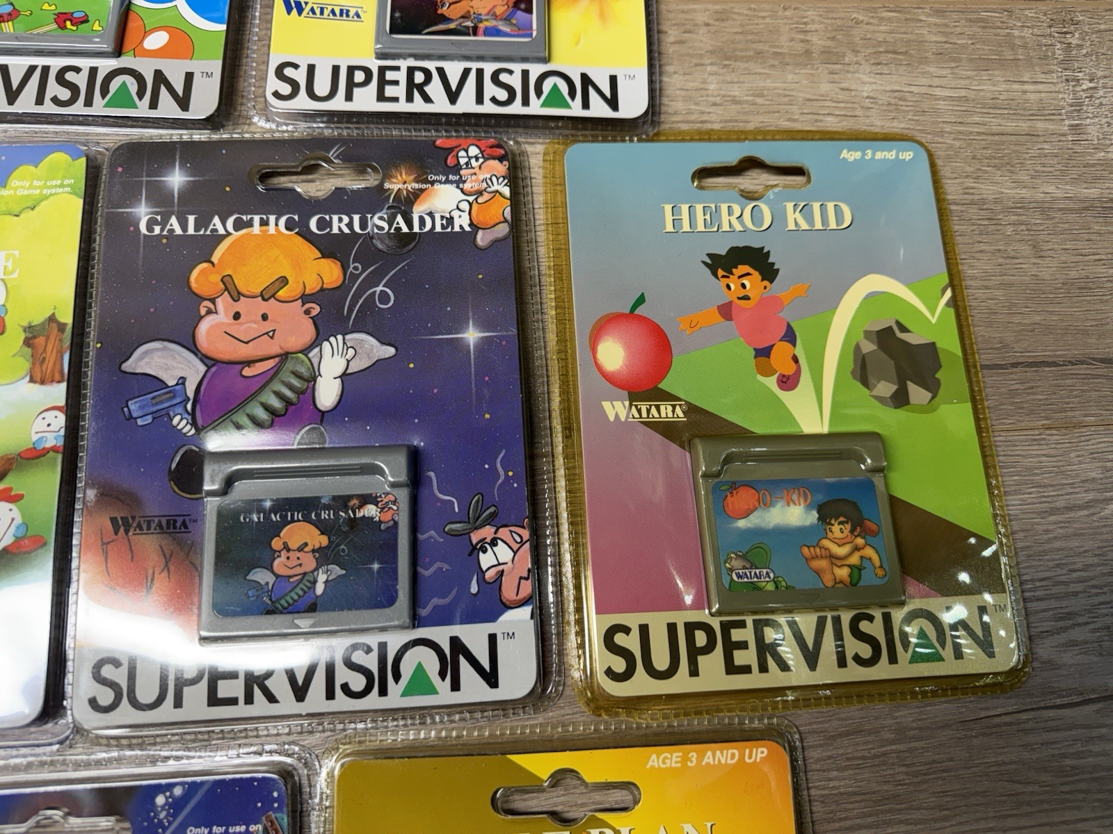 Rare Vintage Watara Supervision Handheld Console New Sealed Games Lot Of 25 NIB