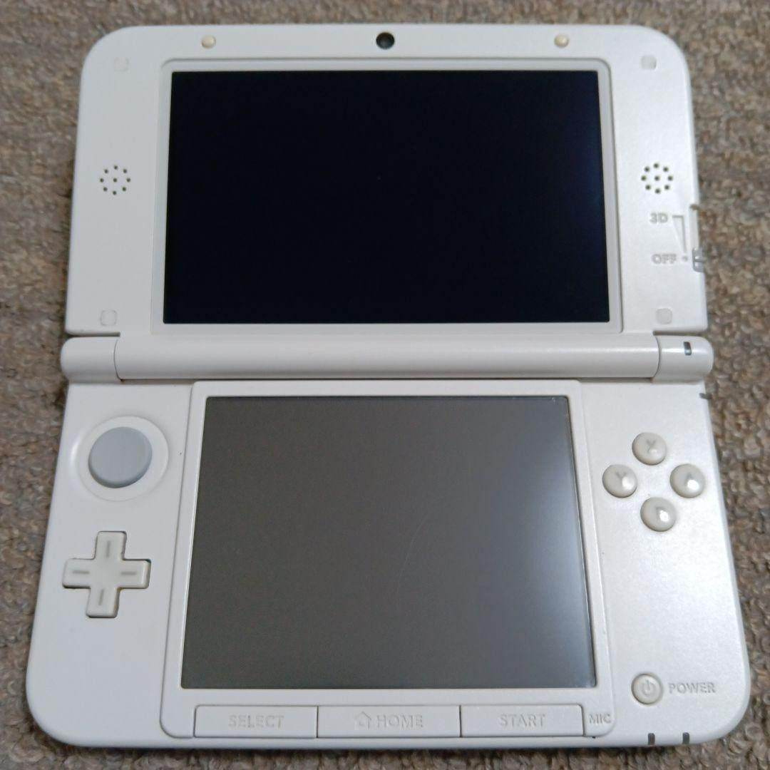 Nintendo 3DSLL Monster Hunter 4 Special Pack Felyne White Console Tested Working