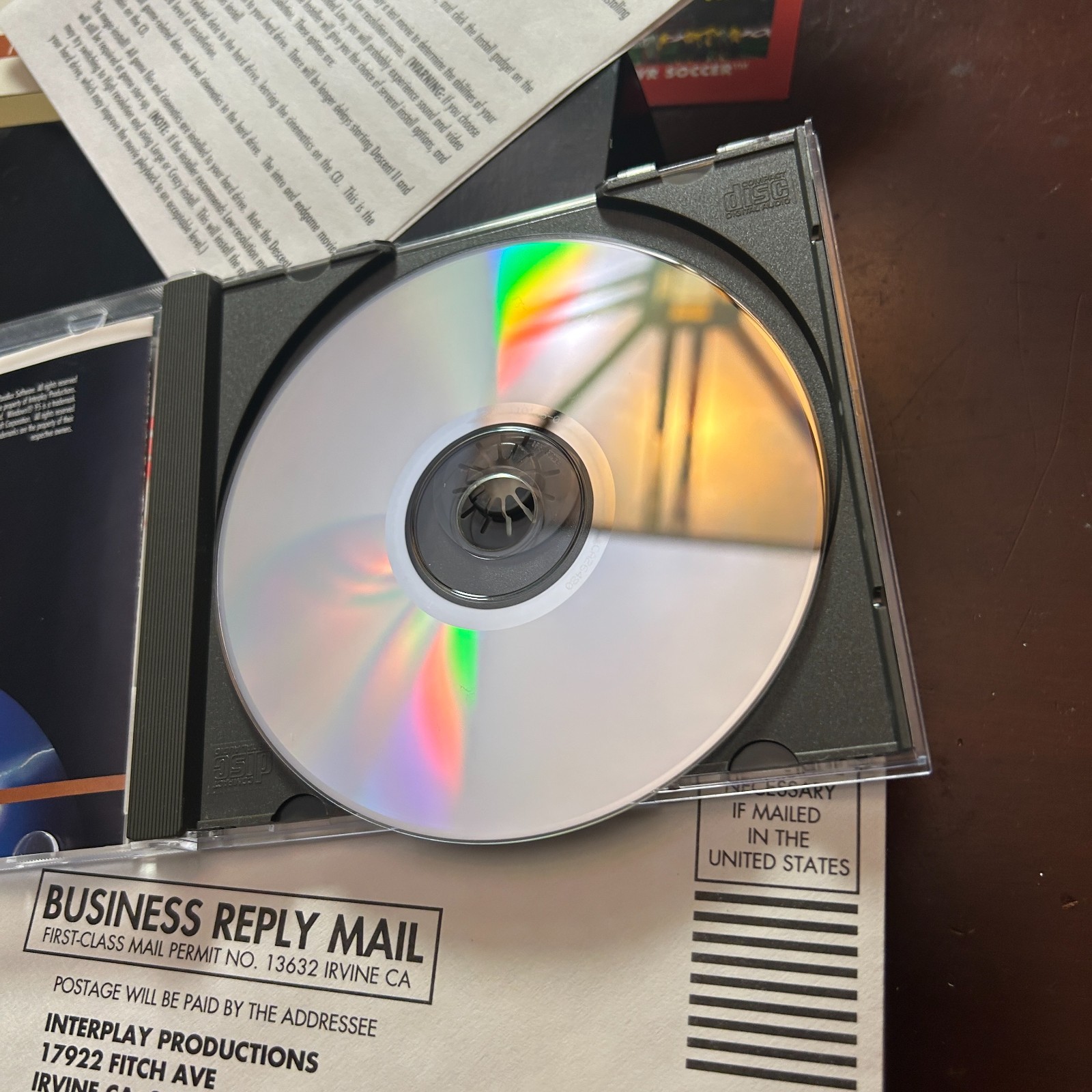 Vintage Descent 2 II PC CD-ROM 1996 Big Box Interplay Drone Battle Complete