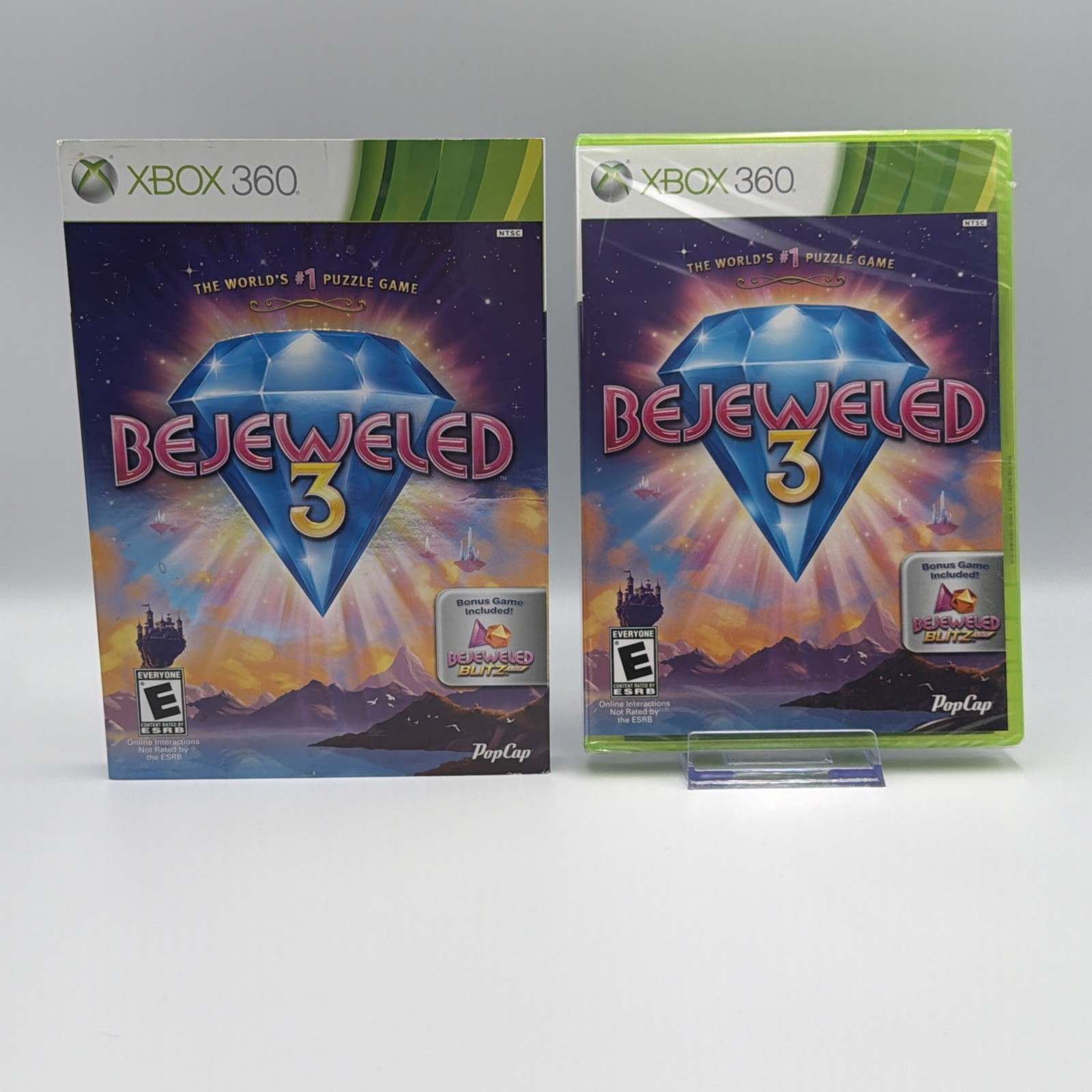 Xbox 360 Video Game Bejeweled 3 New Sealed Microsoft Xbox w/ Slipcover 🔥
