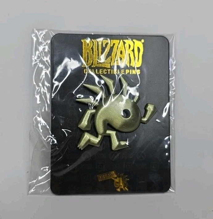 Blizzard Warcraft Merchy Murloc Gold Pin BlizzCon Exclusive 2016 Wow New