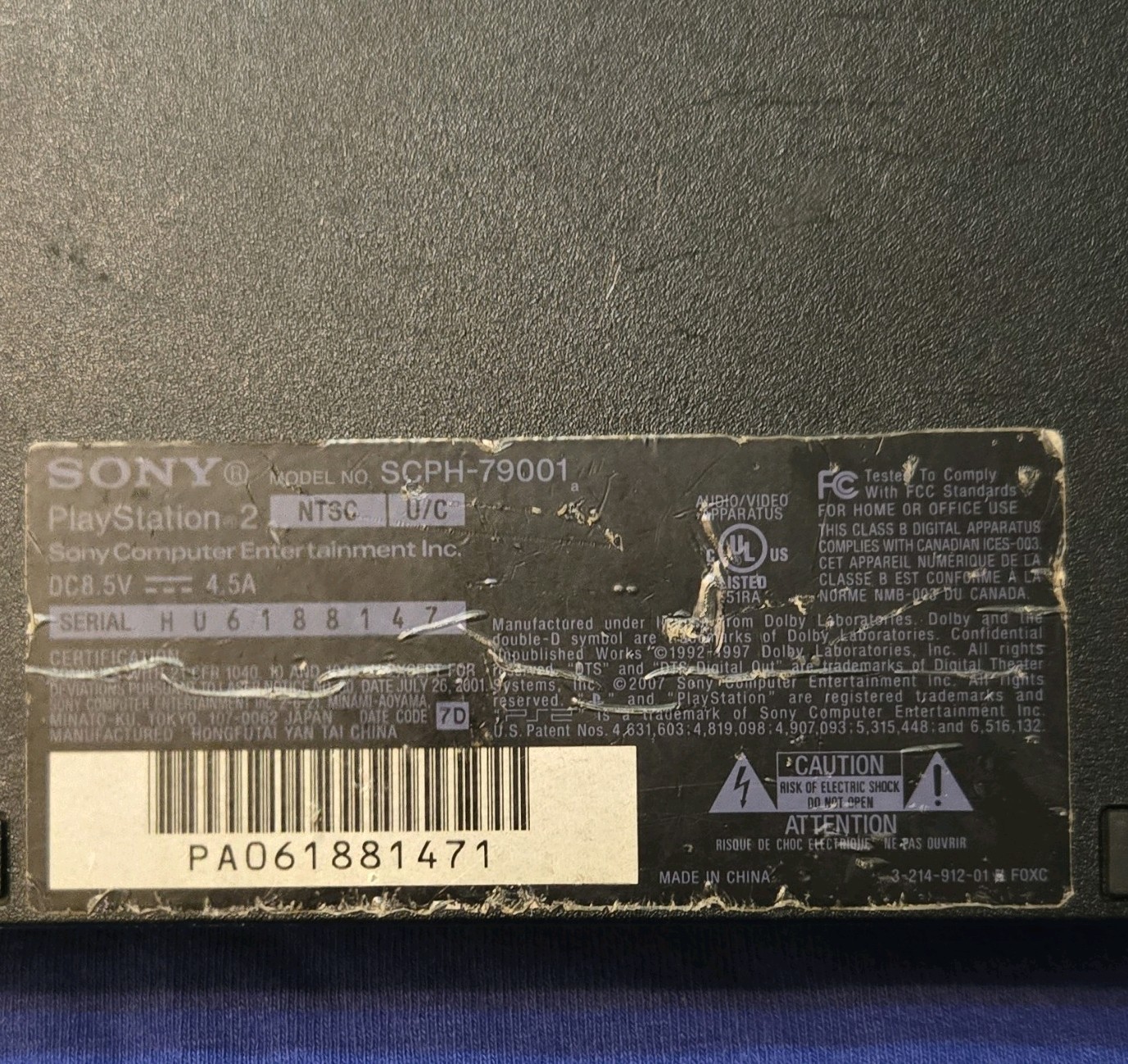 Sony PlayStation 2 Slim PS2 Console Only _ SCPH-70001 – Won’t Read Discs