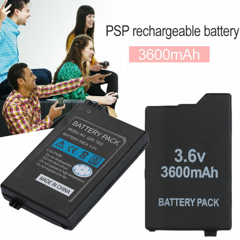 3600mAh Rechargeable Battery for PSP 2000 2001 2006 3000 3001 3003 +Charger