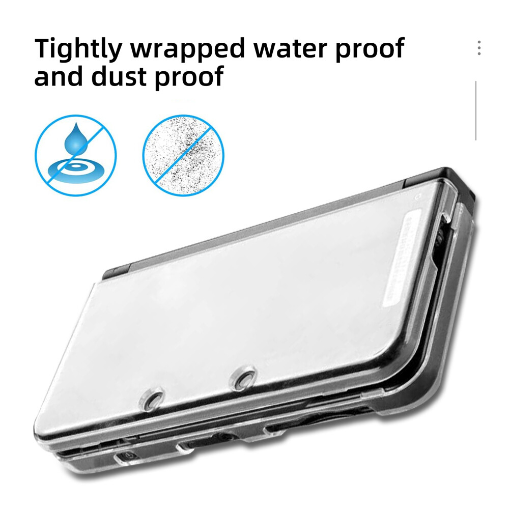 Protective Shell, Ultra Clear Crystal Transparent Hard Case for New 3DS XL LL