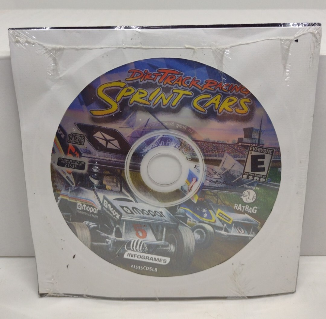 Dirt Track Racing: Sprint Cars Official Game – PC CD ROM Sealed – FREE SHIPPING