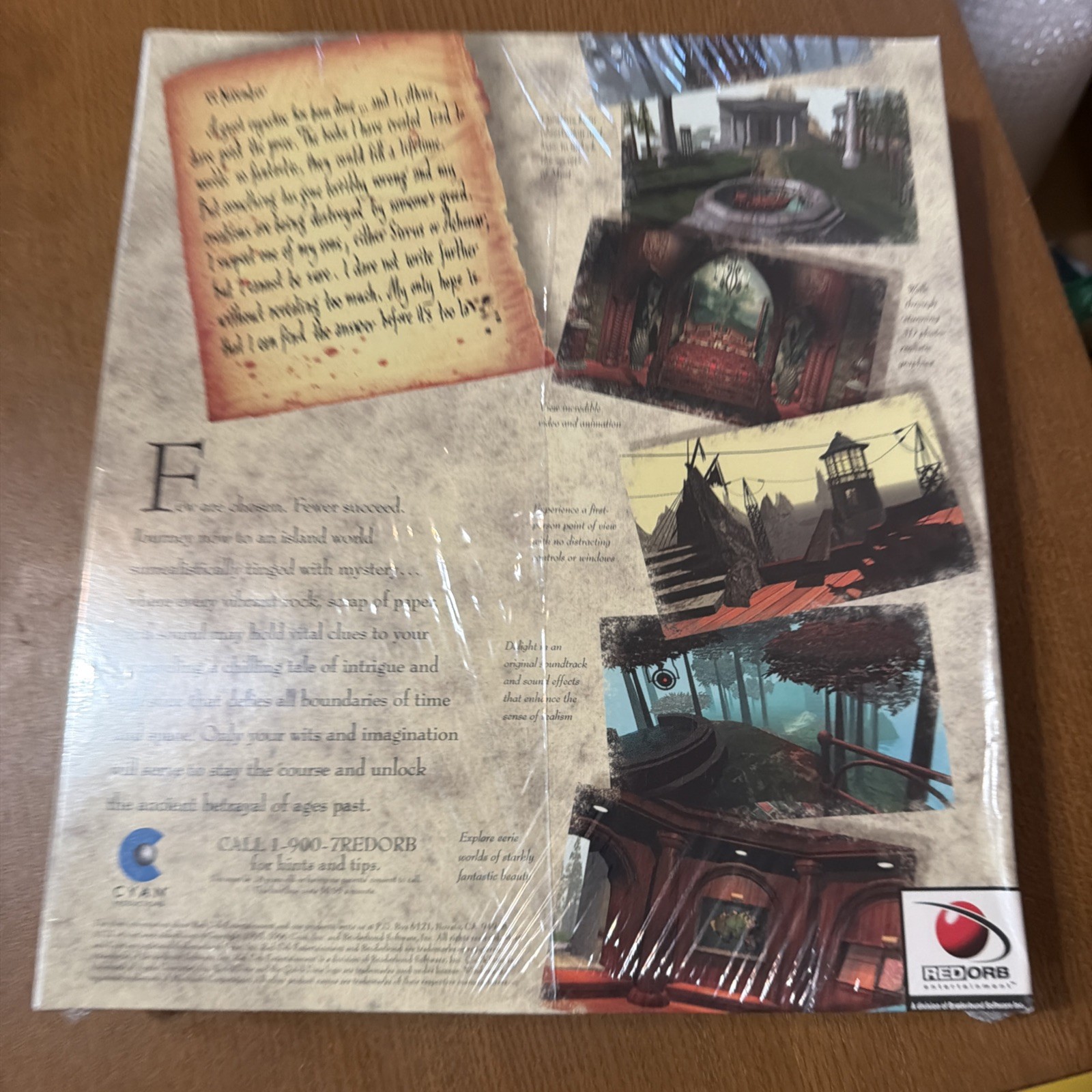 MYST FOR WINDOWS 3.1 OR WINDOWS 95 CD-ROM, FACTORY SEALED
