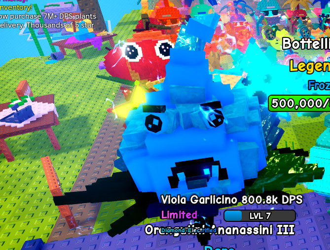 HUGE Diamond Electrified 5k Viola Garlicino PVB Plants vs Brainrots