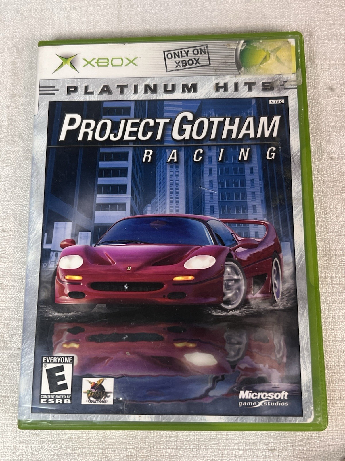 Project Gotham Racing (Microsoft Xbox, 2001) Complete With Manual