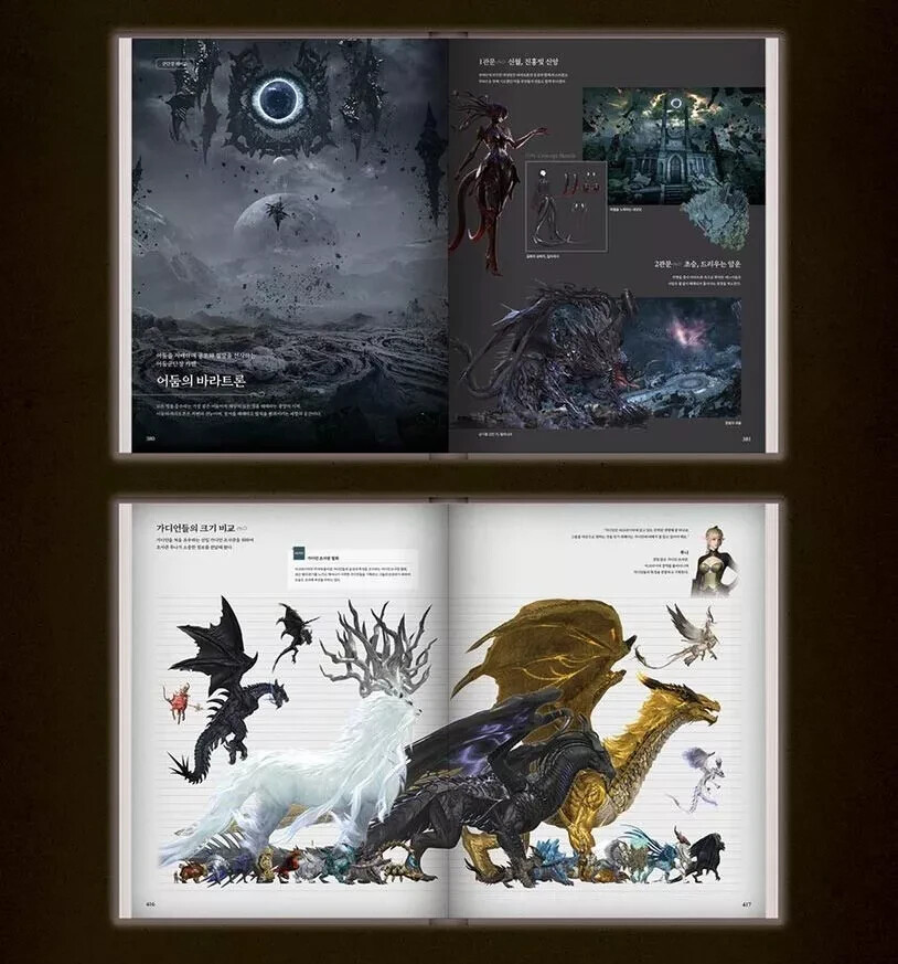 Lost Ark Official Set Up Book Art Book / Korean Version