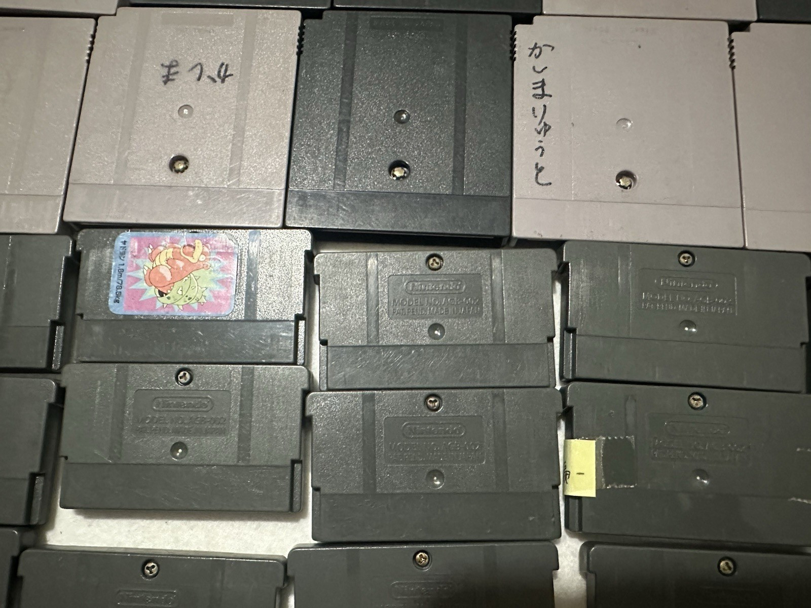 Lot 115 Gameboy Nintendo Cartridge Software GB Mario Pokemon Dragon Quest untest