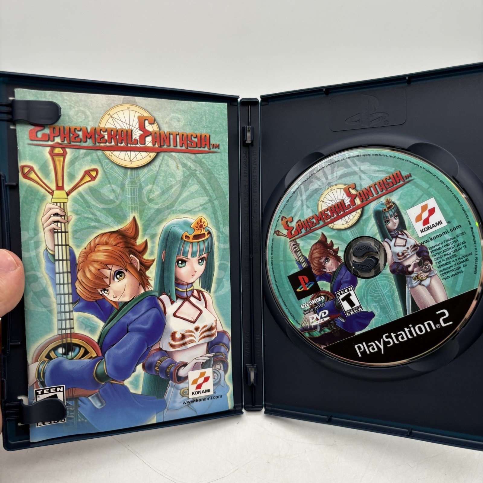 Ephemeral Fantasia PlayStation 2 PS2 Complete w/ Manual CIB Tested