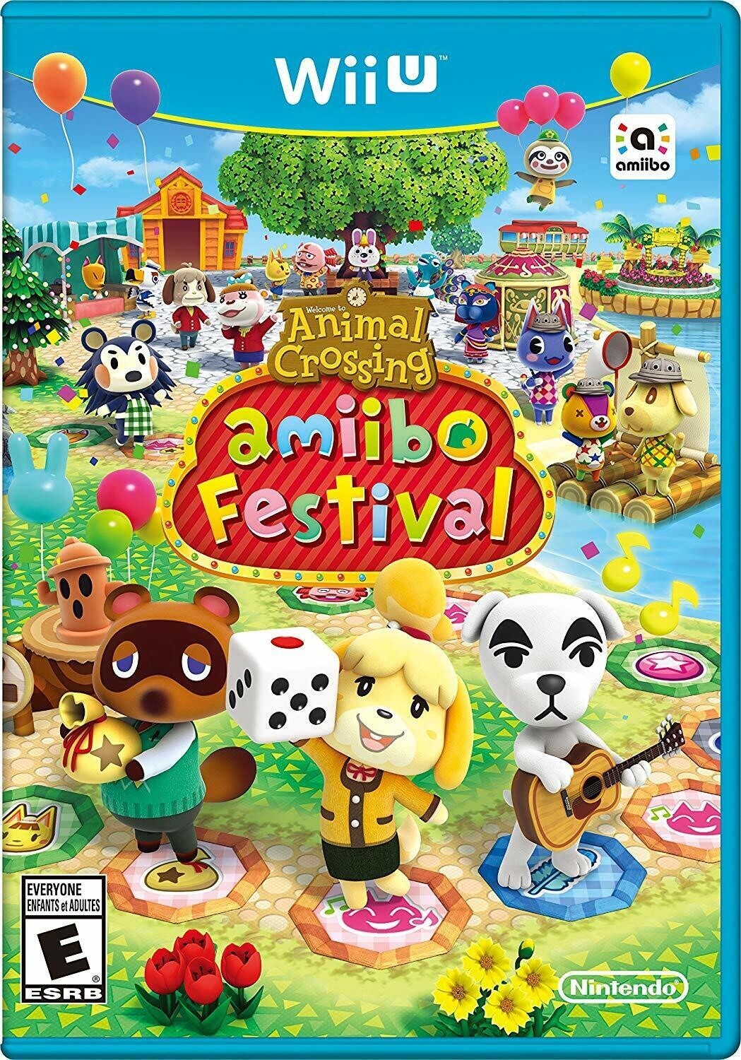 Animal Crossing Amiibo Festival (Wii U) New Game Disc & Inserts & Cover NO CASE