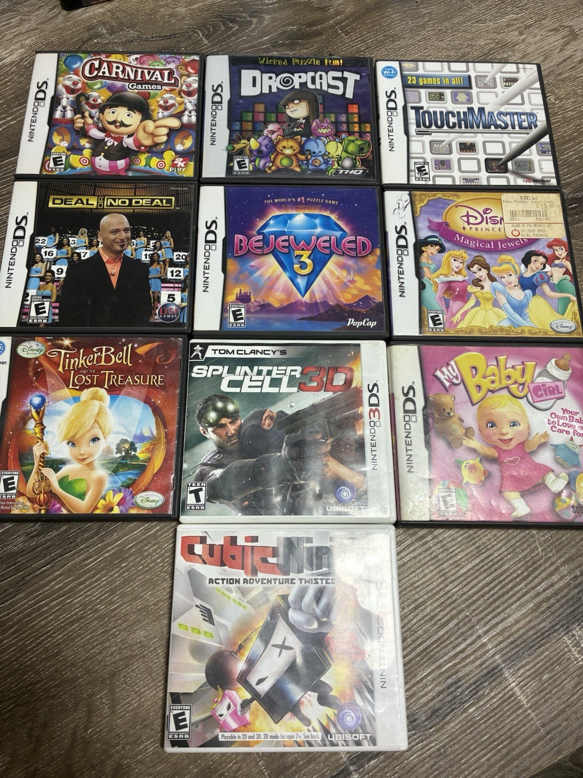 10 Assorted Nintendo Ds And 3ds Games