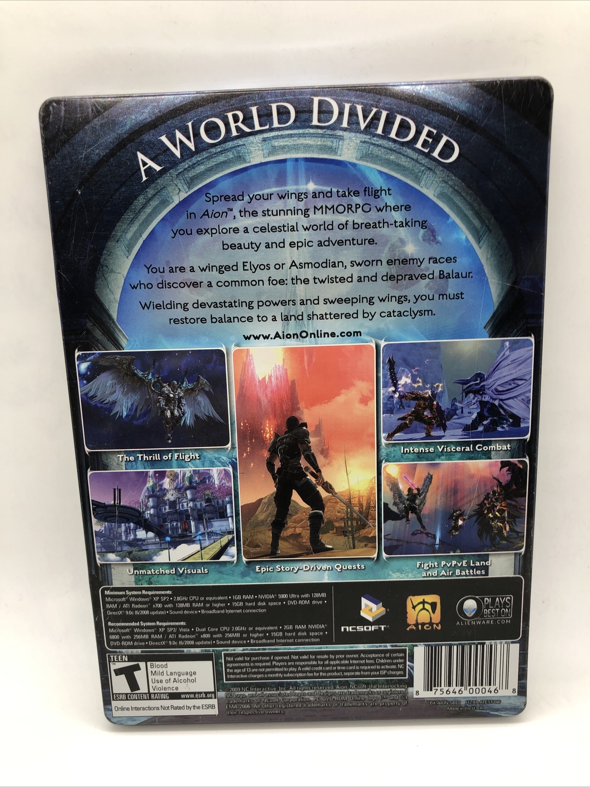 Aion (PC, 2009)- NCSOFT DVD-ROM