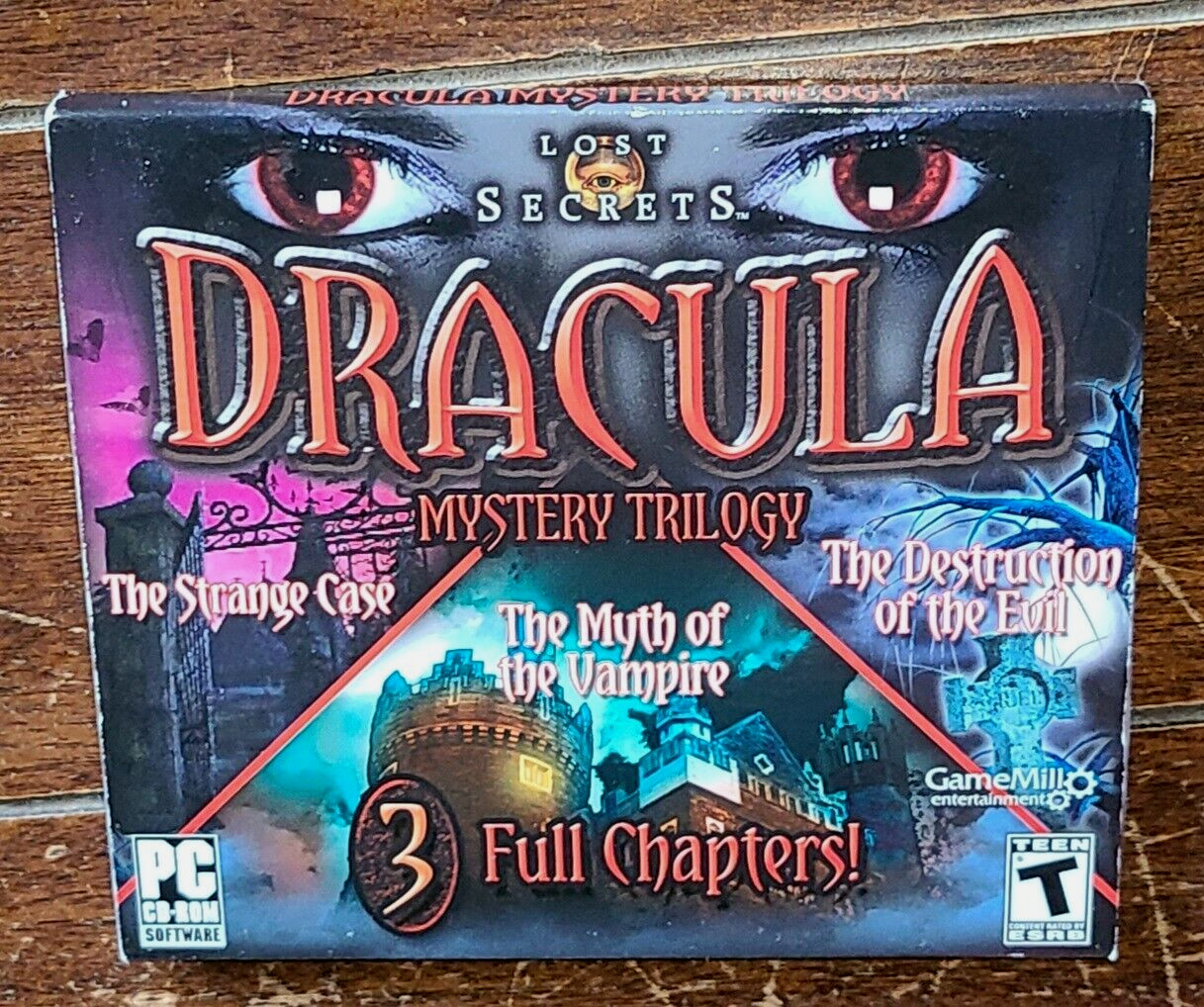 Lost Secrets: Dracula Mystery Trilogy (PC CD, 2011, GameMill) Free Shipping!
