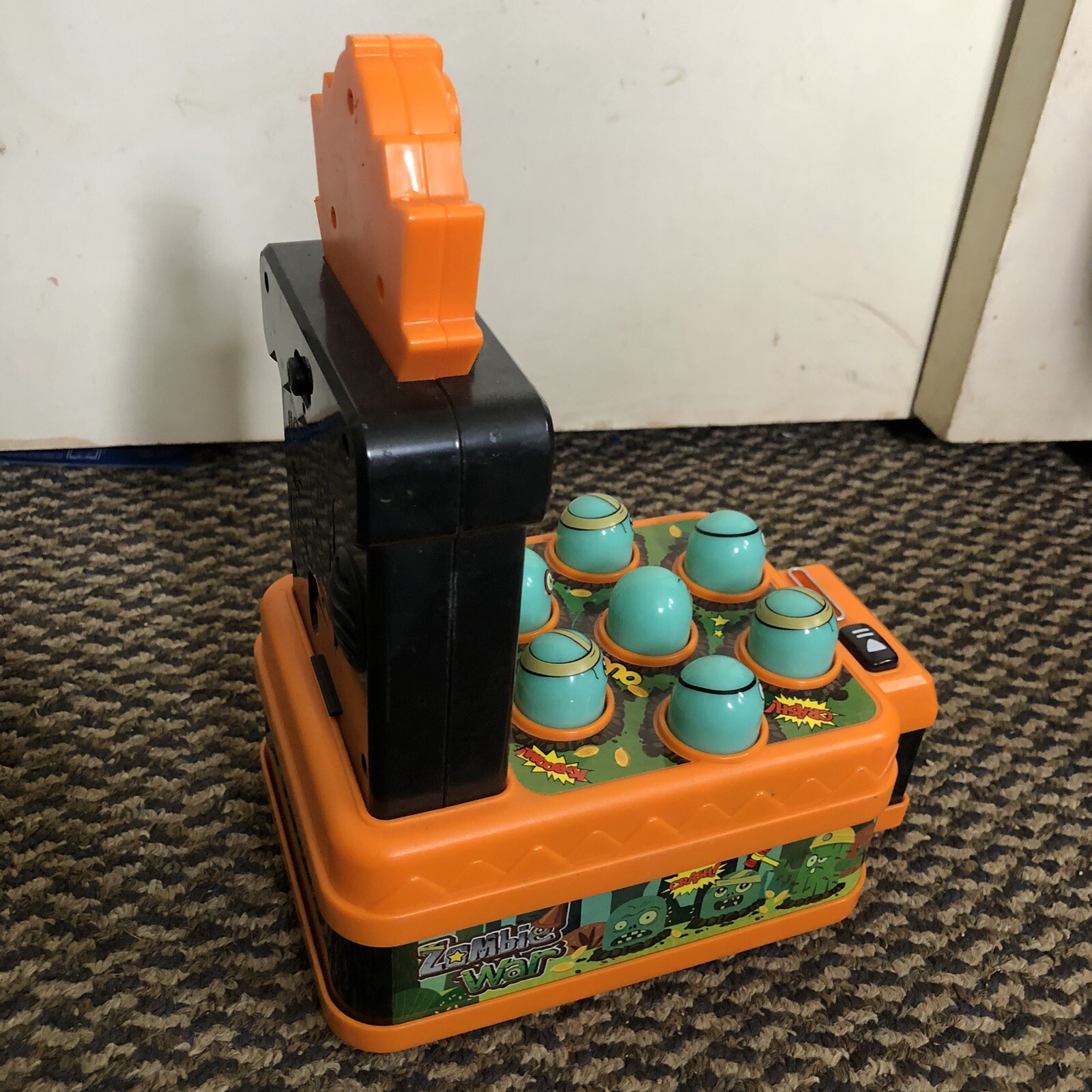 ZOMBIE WAR WhacK A Zombie Party Game LED Score Board Like Whack A Mole Game