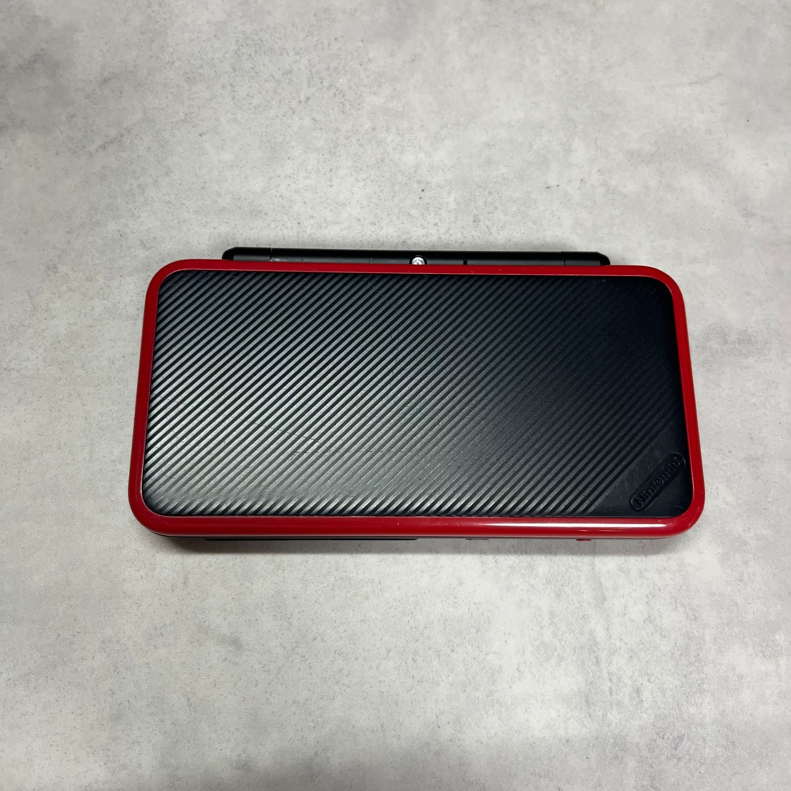 New Nintendo 2DS XL LL Mario Kart 7 Red Black Console Stylus Working Tested Good