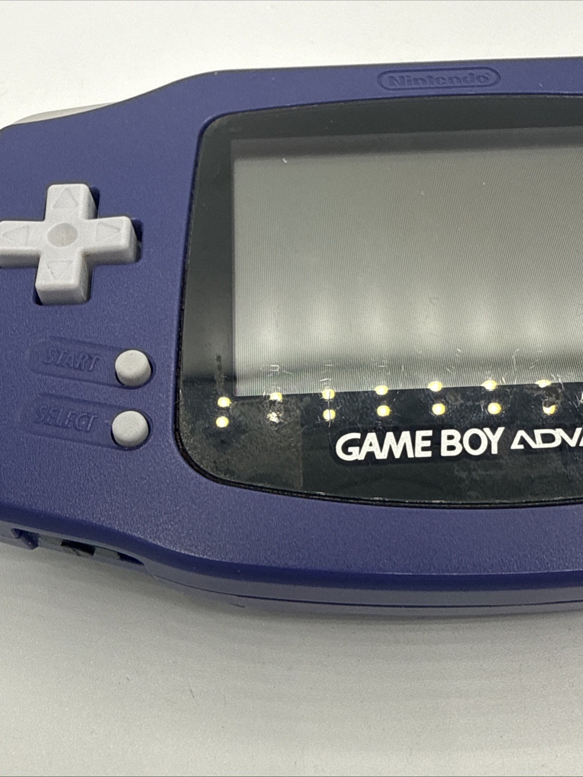 Nintendo Game Boy Advance Handheld System Indigo AGB-001, Case, and DragonBall Z