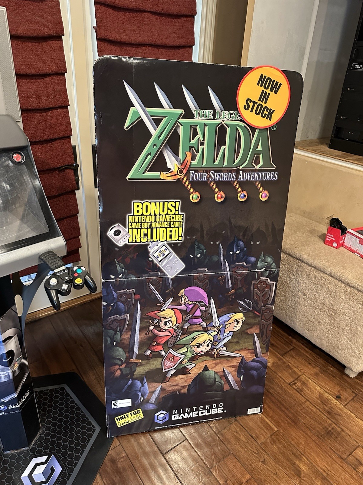 Legend of Zelda Four Swords Adventure Gamecube Promo Store Display Standee OEM⚡️