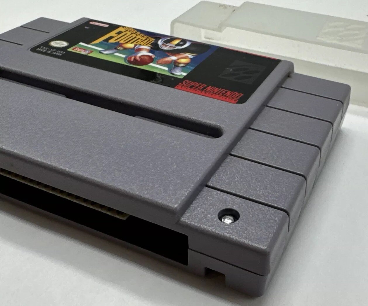 Super Play Action Football (Nintendo SNES 1992) Cartridge with Cover – Tested