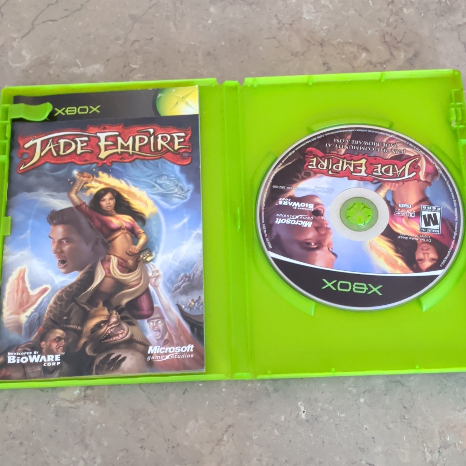 Microsoft Jade Empire Xbox Role Playing, Action, Manual, M, NTSC-U/C, 2005