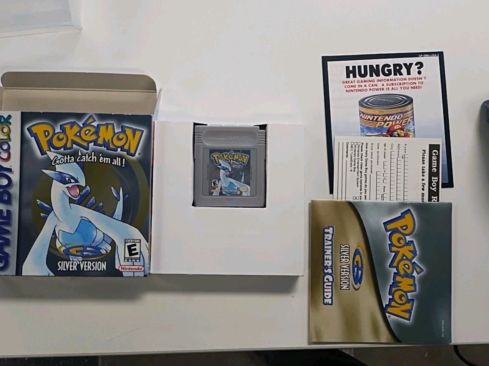 Pokémon: Silver Version (Nintendo Game Boy Color, 2000) CIB SEE DESC