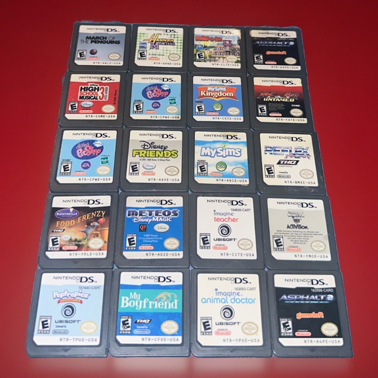 LOT OF 20 NINTENDO 3DS DS Games Boys Girls LPS Sims Disney Friends Racing H