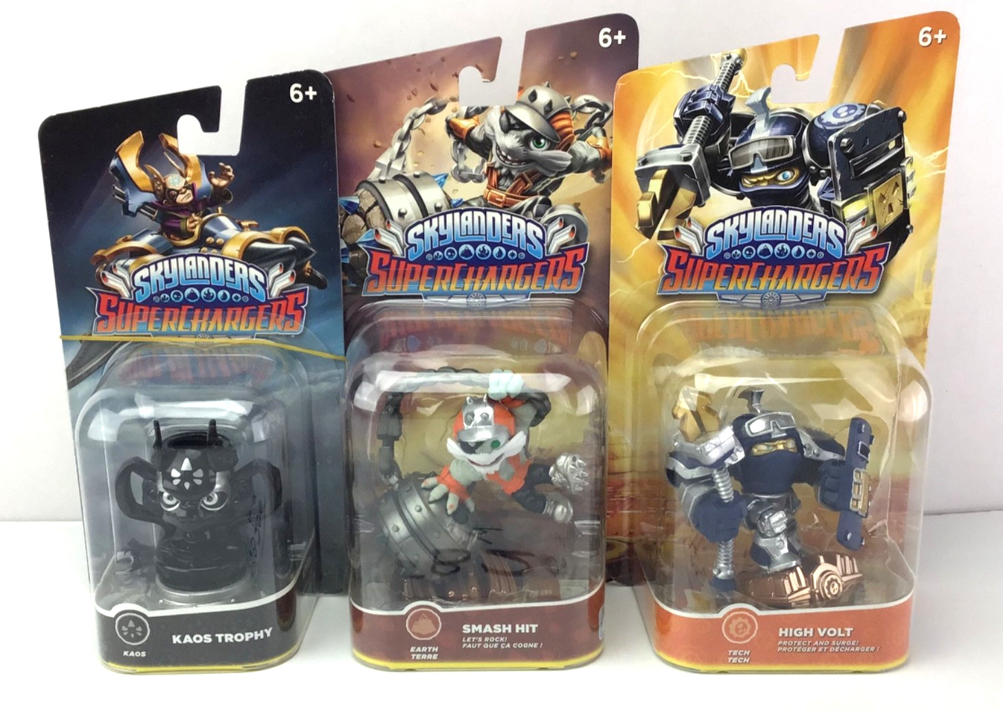 SKYLANDERS SUPER CHARGERS – KAOS TROPHY, SMASH HIT, HIGH VOLT
