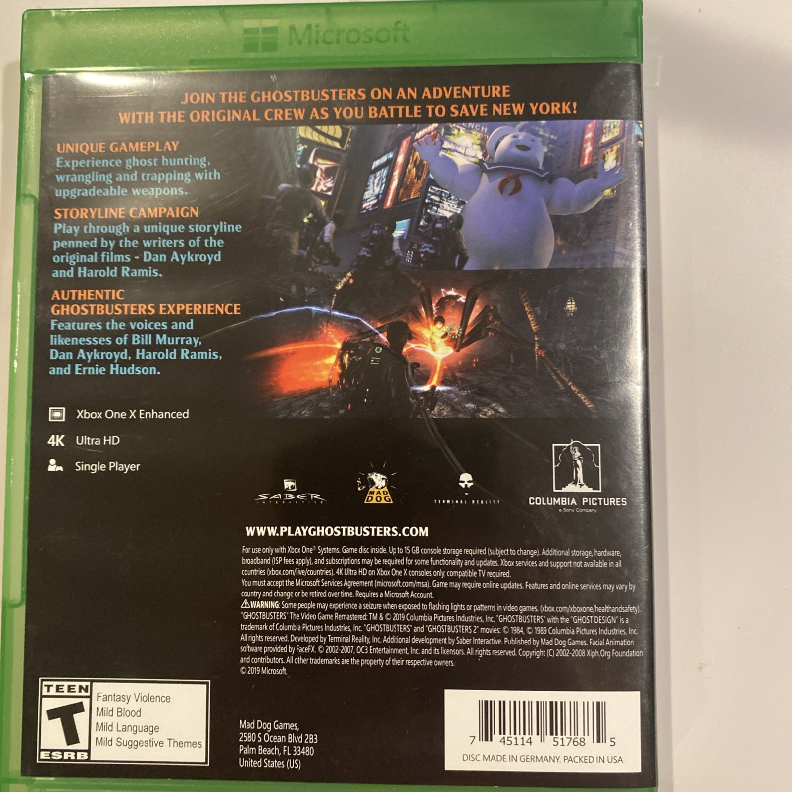 Ghostbusters The Video Game Xbox One Fast (Remastered) by Maddog