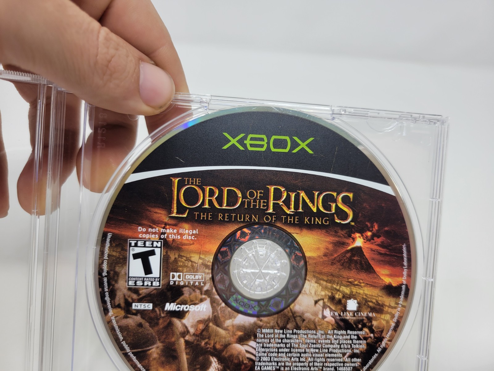 Lord of the Rings Return of the King Original Xbox Disc Only Tested Free US Ship