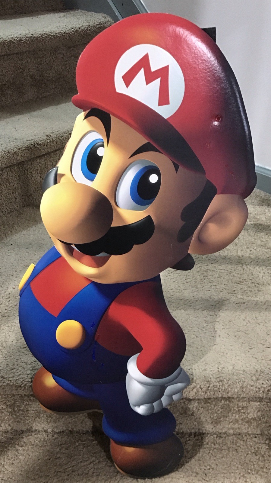 Nintendo 64 Super Mario N64 N64M30CS Cut Out Standee Store Display Launch Promo