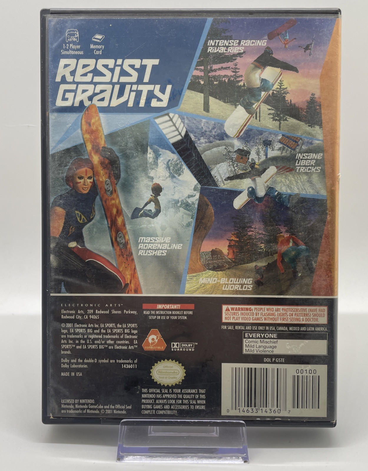 SSX Tricky (Nintendo GameCube, 2001) Complete With Manual & Reg